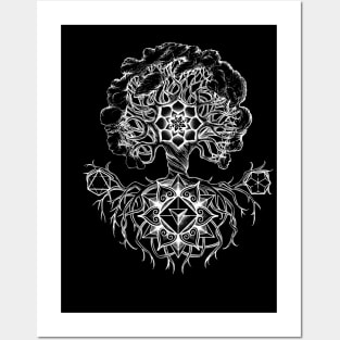 Tree Of Life Sacred Geometric Design Posters and Art